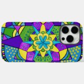 Farbenfrohe Geometrie Case-Mate iPhone Hülle (Rückseite (Horizontal))