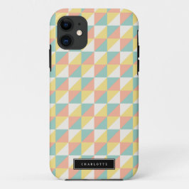 Farbenfrohe geometrische Abstrakte Dreieck Moderne Case-Mate iPhone Hülle