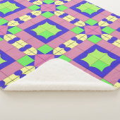 Farbenfrohe geometrische Abstrakte Kunst Sherpadecke (3/4)