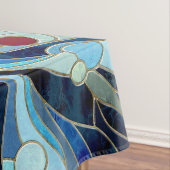 Farbenfrohe geometrische Abstrakte Mosaikkunst Tischdecke (Beispiel)