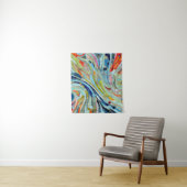 Farbenfrohe geometrische Abstrakte Mosaikkunst Wandteppich (Beispiel)