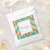 Farbenfrohe geometrische Gefälligkeitstasche Geschenktütchen (Ausgeschnitten)