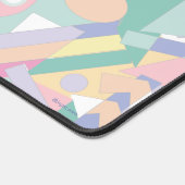 Farbenfrohe geometrische Kunst, Cooler Spaß Modern Schreibtischunterlage (Ecke)