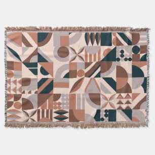 Farbenfrohe geometrische Mosaik, abstrakter Hinter Decke
