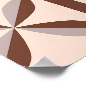 Farbenfrohe geometrische Mosaik, abstrakter Hinter Poster (Ecke)