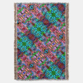 Farbenfrohe geometrische Mosaikdecke Decke (Vorderseite Vertikal)