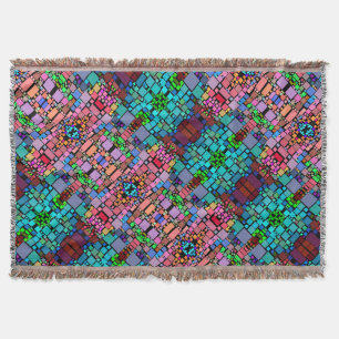 Farbenfrohe geometrische Mosaikdecke Decke