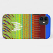 Farbenfrohe geometrische Motive Kunstdrucken Case-Mate iPhone Hülle (Rückseite (Horizontal))