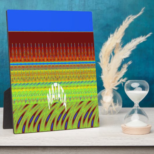 Farbenfrohe geometrische Motive Kunstdrucken Fotoplatte (Seite)