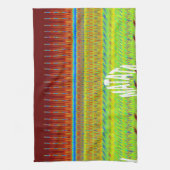 Farbenfrohe geometrische Motive Kunstdrucken Handtuch (Vertikal)