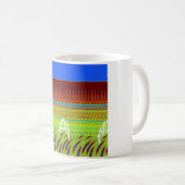 Farbenfrohe geometrische Motive Kunstdrucken Kaffeetasse (VorderseiteRechts)