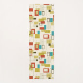 Farbenfrohe geometrische Muster aus dem Mittelalte Yogamatte (Vorderseite)