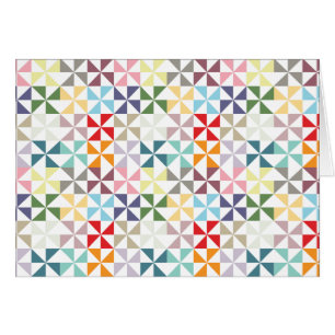 Farbenfrohe geometrische Pinwheel