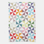 Farbenfrohe geometrische Pinwheel Küchentuch (Vertikal)