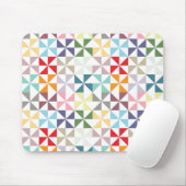 Farbenfrohe geometrische Pinwheel Mousepad (Mit Mouse)