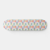 Farbenfrohe geometrische Pinwheel Skateboard (Horizontal)