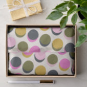 Farbenfrohe geometrische Punktmuster für Retro, gr Seidenpapier (Geschenk)