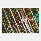 Farbenfrohe geometrische spanische Architektur Geschenkpapier Set (Vorderseite 2)