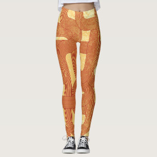 Farbenfrohe geometrische Vintage Abstrakt. Leggings