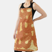 Farbenfrohe geometrische Vintage Abstrakt. Schürze (InSitu)