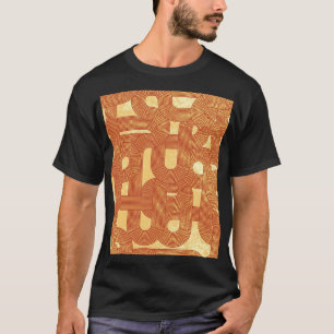 Farbenfrohe geometrische Vintage Abstrakt. T-Shirt