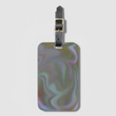 Farbenfrohe Gepäckmarke Gepäckanhänger (Vorderseite Vertikal)