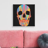 Farbenfrohe, gepanzerte Canvas Leinwanddruck (Insitu (Wohnzimmer))