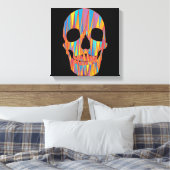Farbenfrohe, gepanzerte Canvas Leinwanddruck (Insitu (Schlafzimmer))