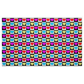 Farbenfrohe geprüfte Herzen Stoff (Fat Quarter (45,7 x 55,9 cm))