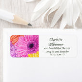 Farbenfrohe Gerbera-Blume in Wasserfarbenadresse (Insitu)