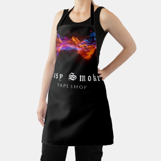 Farbenfrohe Geschäfte mit Rauchwanne Schürze (InSitu)