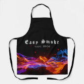 Farbenfrohe Geschäfte mit Rauchwanne Schürze (Vorderseite)