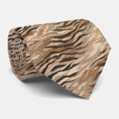 Farbenfrohe Geschenke für ihn Tiger Krawatte (Gerollt)