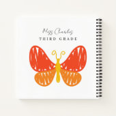 Farbenfrohe Geschenke für moderne Niedlich Teacher Notizblock (Rückseite)