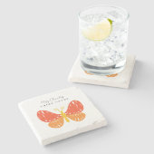 Farbenfrohe Geschenke für moderne Niedlich Teacher Steinuntersetzer (Seitenansicht)