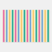 Farbenfrohe Geschenketiketten Umschlagpapier Set 3 Geschenkpapier Set (Vorderseite 3)