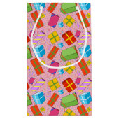 Farbenfrohe Geschenktasche Kleine Geschenktüte (Rückseite)