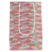 Farbenfrohe Geschenktasche Mittlere Geschenktüte (Rückseite)