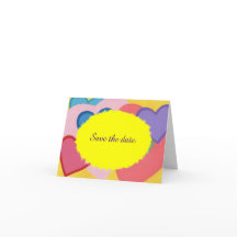 Farbenfrohe gespiegelte Herzen Speichern Sie die D