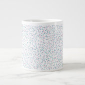 Farbenfrohe, gesprenkelte Frühlingspunkte Jumbo-Tasse (Vorderseite)