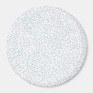 Farbenfrohe, gesprenkelte Frühlingspunkte Magnet