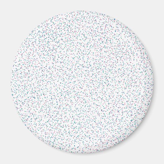 Farbenfrohe, gesprenkelte Frühlingspunkte Magnet (Vorne)