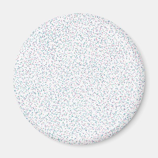 Farbenfrohe, gesprenkelte Frühlingspunkte Magnet (Vorne)