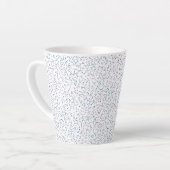 Farbenfrohe, gesprenkelte Frühlingspunkte Milchtasse (Linke Ecke)