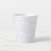Farbenfrohe, gesprenkelte Frühlingspunkte Milchtasse (Vorderseite)