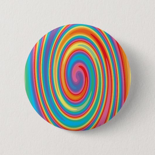 Farbenfrohe Gestaltung Button (Vorderseite)