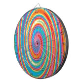 Farbenfrohe Gestaltung Dartscheibe (Vorderseite rechts)