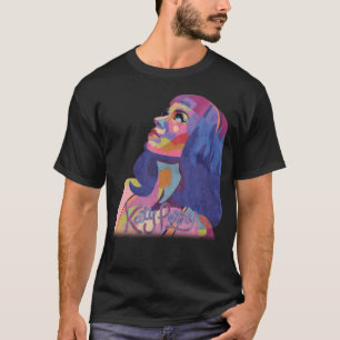 Farbenfrohe Gestaltung der digitalen Kunst T-Shirt