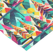 Farbenfrohe Gestaltung der Weihnachtsbäume Kurzer Tischläufer (Ecke)