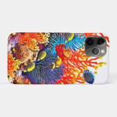 Farbenfrohe Gestaltung des Unterwasserlebens Case-Mate iPhone Hülle (Rückseite (Horizontal))